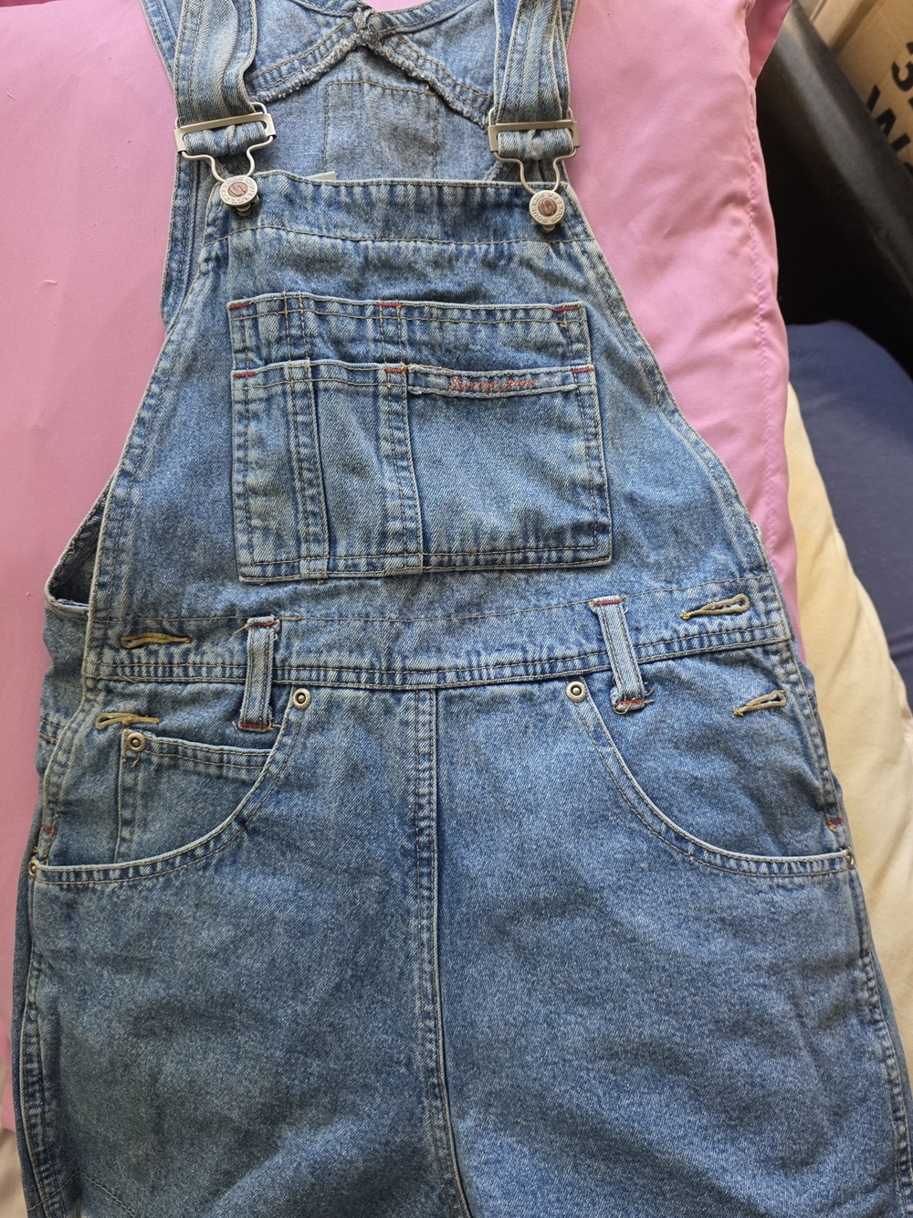 Classic Blue Denim Overalls Jumpsuit